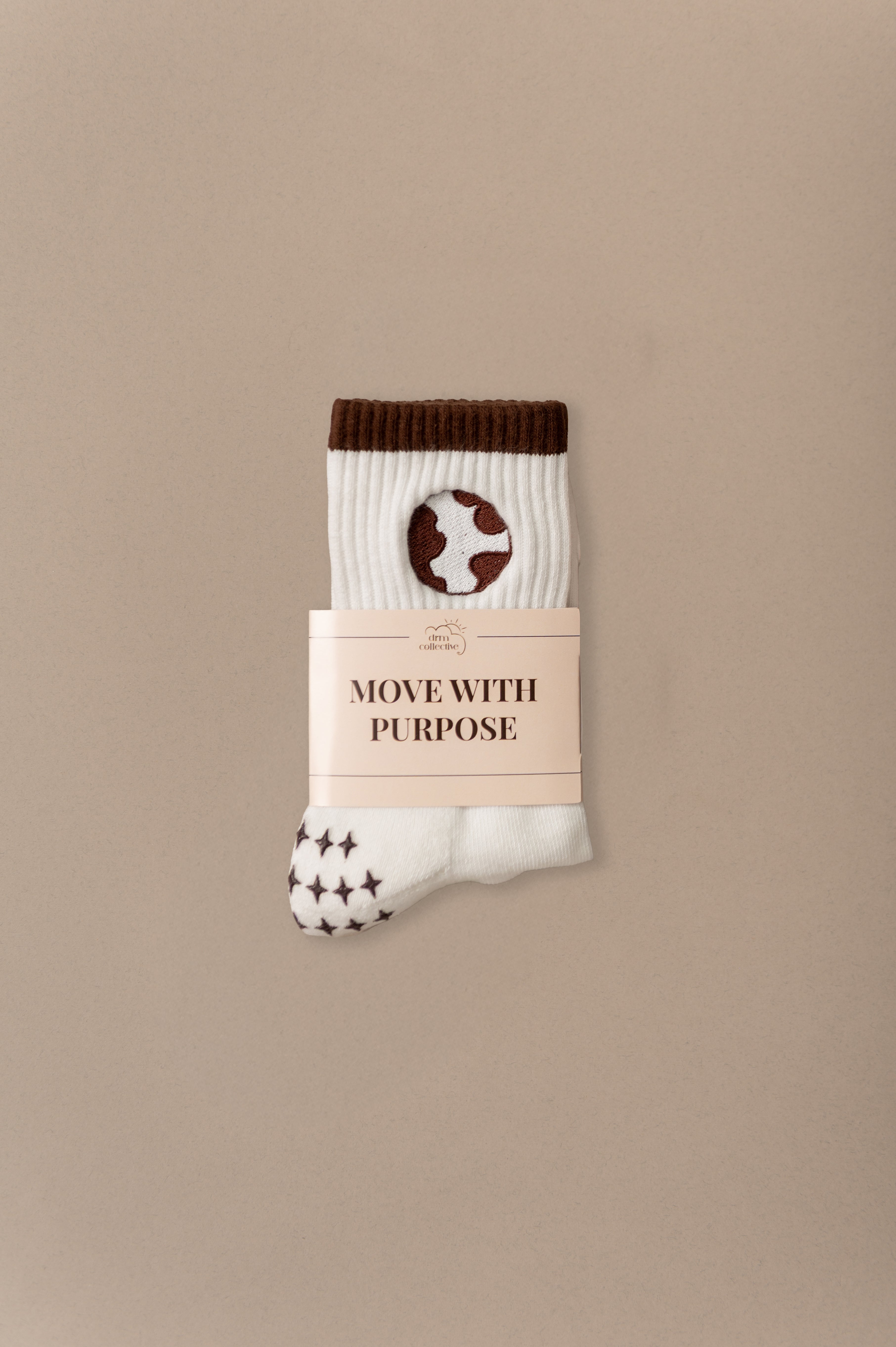 Earth Grip Socks in Off-White