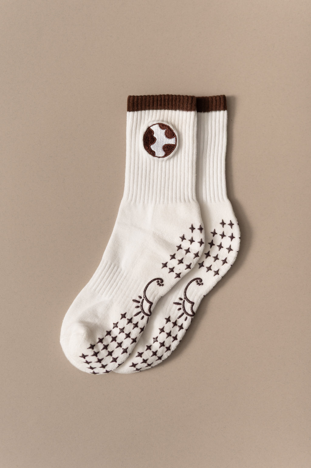 Earth Grip Socks in Off-White