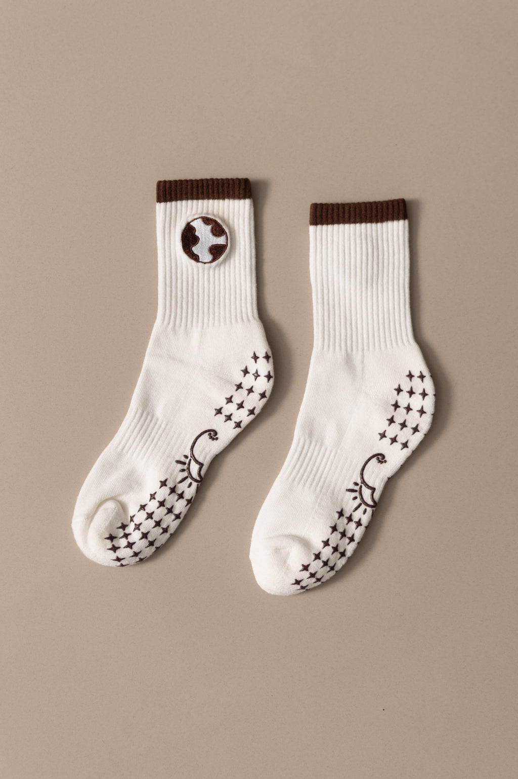 Earth Grip Socks in Off-White
