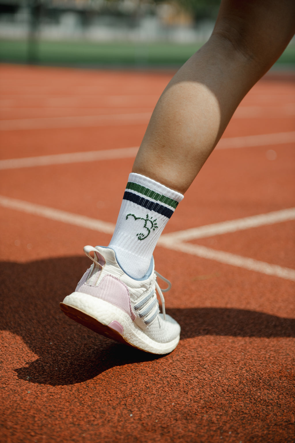 Performance Running Socks in Green