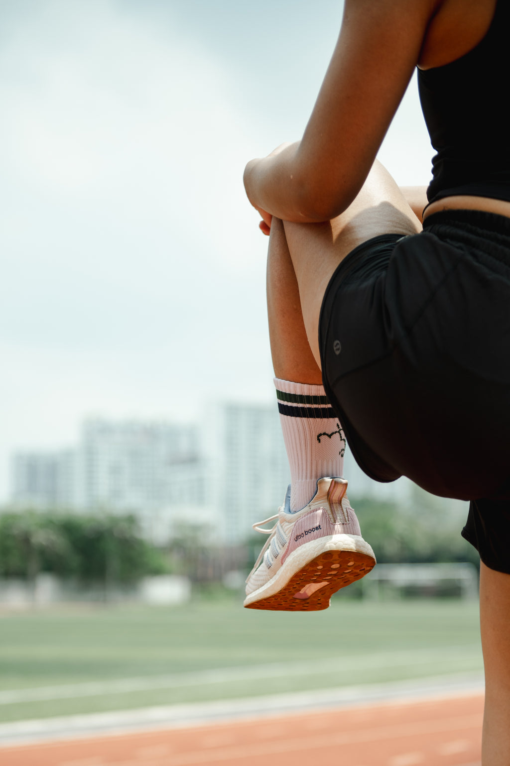 Performance Running Socks in Green